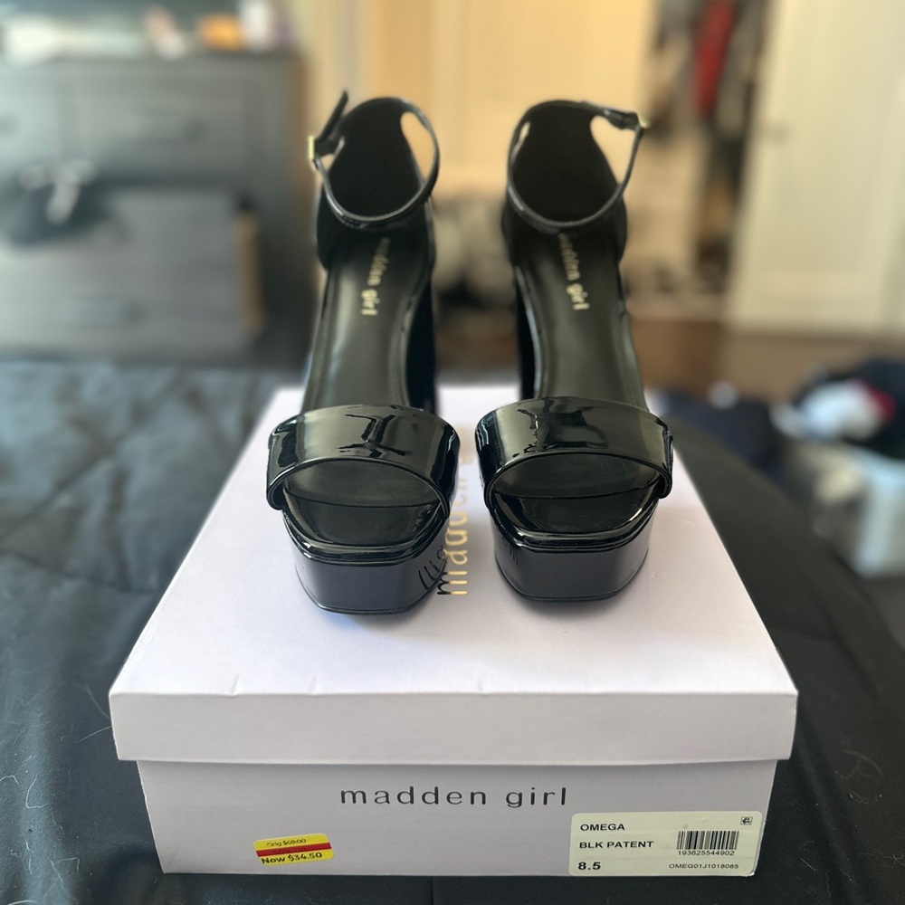 Madden girl black heels